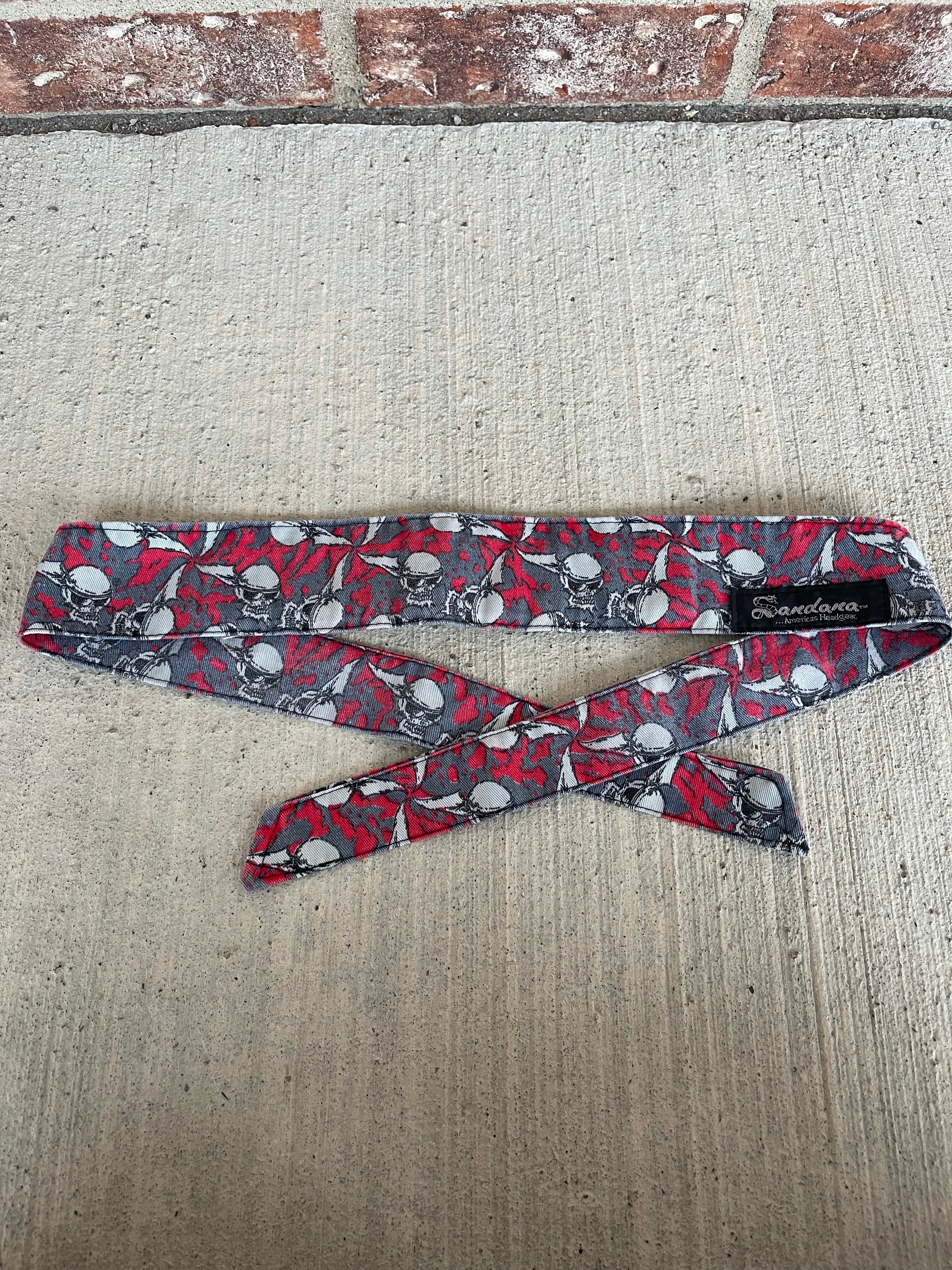 Used Sandana Paintball Headband - Red / Grey