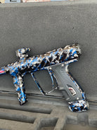 Used Adrenaline Shocker XLS Paintball Gun - Polished Arctic Camo #333- w/ Adrenaline CVO Frame