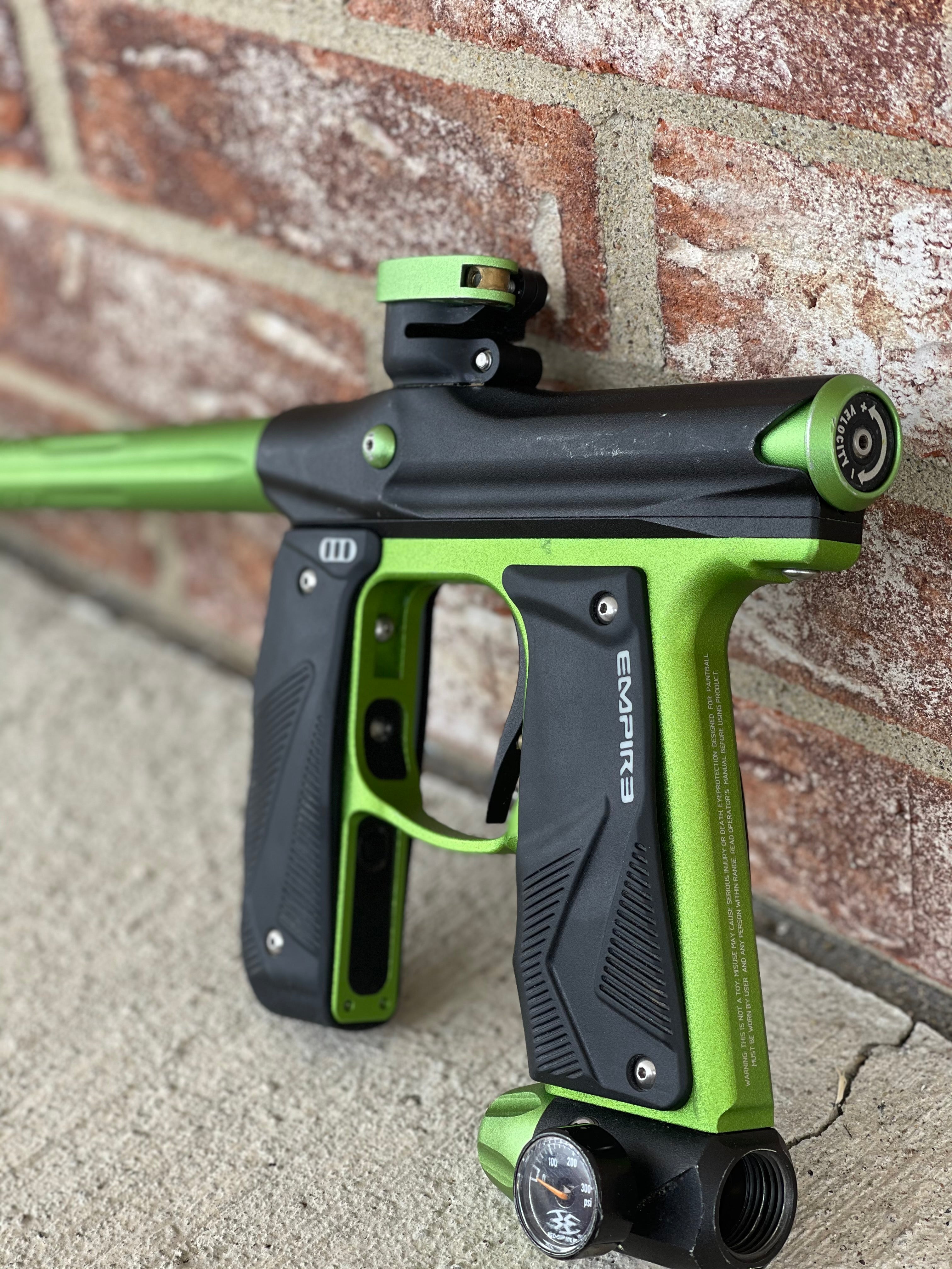 Used Empire Mini GS Paintball Gun - Black/Lime