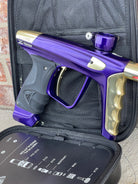 Used DLX Luxe X Paintball Gun - Polished Purple/Polished Gold - Anniversary Edition