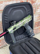 Used Shocker Amp Paintball Gun - JT Edition Scrambles Green w/ SSC Soft Tip Bolt and SSC Deuce Trigger