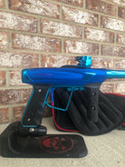 Used Empire Vanquish GT w/ V16 bolt Paintball Maker- Blue/Teal