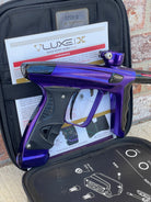 Used DLX Luxe X Paintball Gun - Gloss Purple / Gloss Black