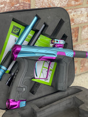 Used Planet Eclipse/HK Army CS2 Pro Invader Paintball Gun - Turquoise/Purple
