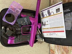 Used DLX Luxe X Paintball Gun - Gloss Purple / Dust Purple