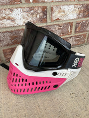 Used JT Proflex Paintball Mask - Custom Build - Black/Pink/White