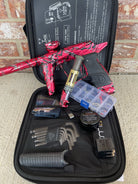 Used DLX HK Army A51 Luxe X Paintball Gun - Red w/ Black & Grey Splash