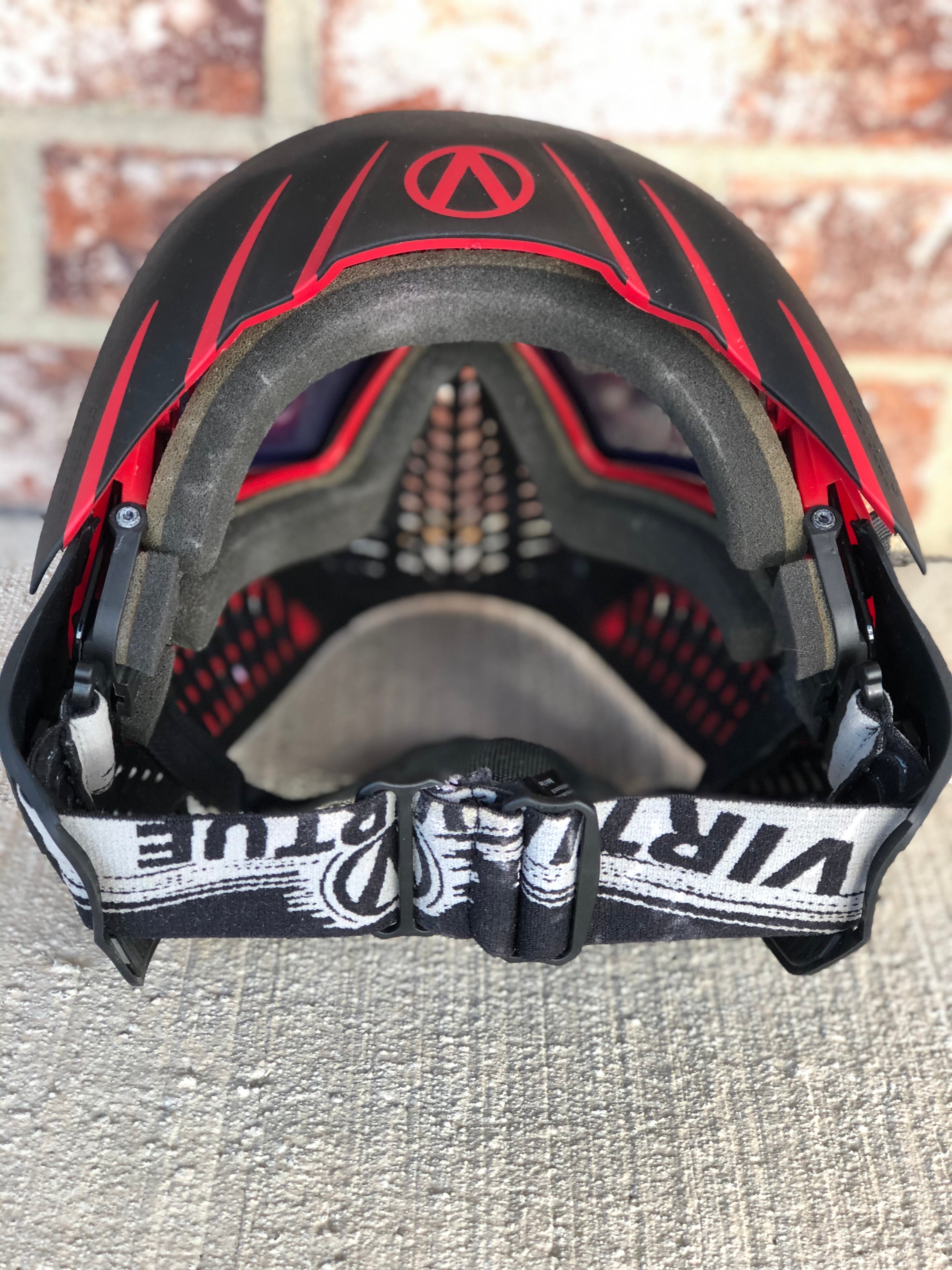 Used Virtue Vio Ascend Paintball Mask - Red Smoke