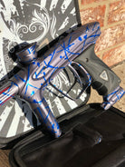 Used DLX Luxe 2.0 Oled Paintball Gun - Grey / Blue Splash LIMITED