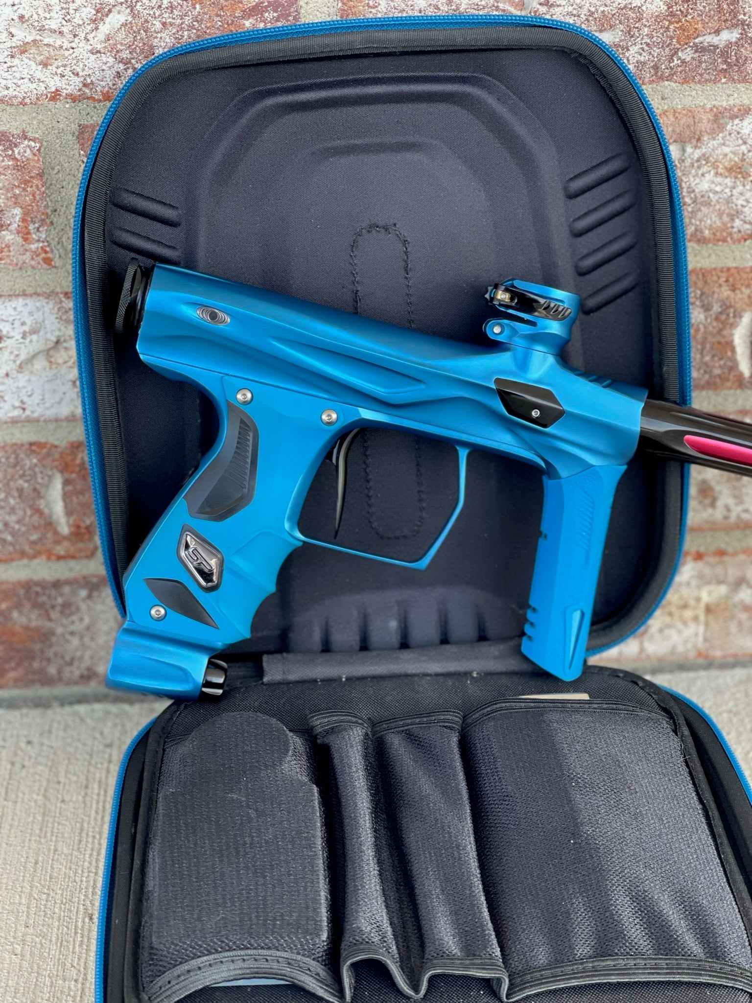 Used Shocker Amp Paintball Gun - Dust Blue