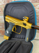 Used Shocker Amp Paintball Gun - Gold w/ Infamous Deuce Trigger