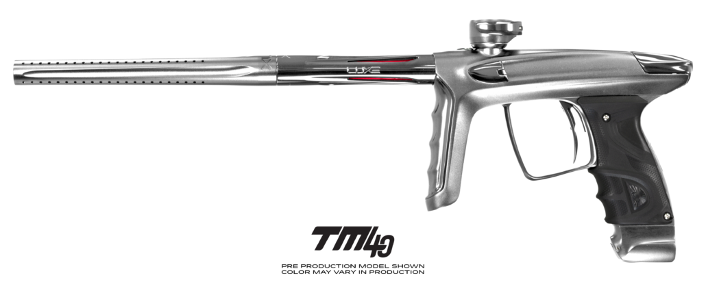 DLX Luxe TM40 Paintball Gun - Dust Silver/Polished Silver