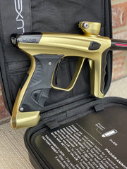 Used DLX Luxe X Paintball Gun - Dust Gold / Polished Black
