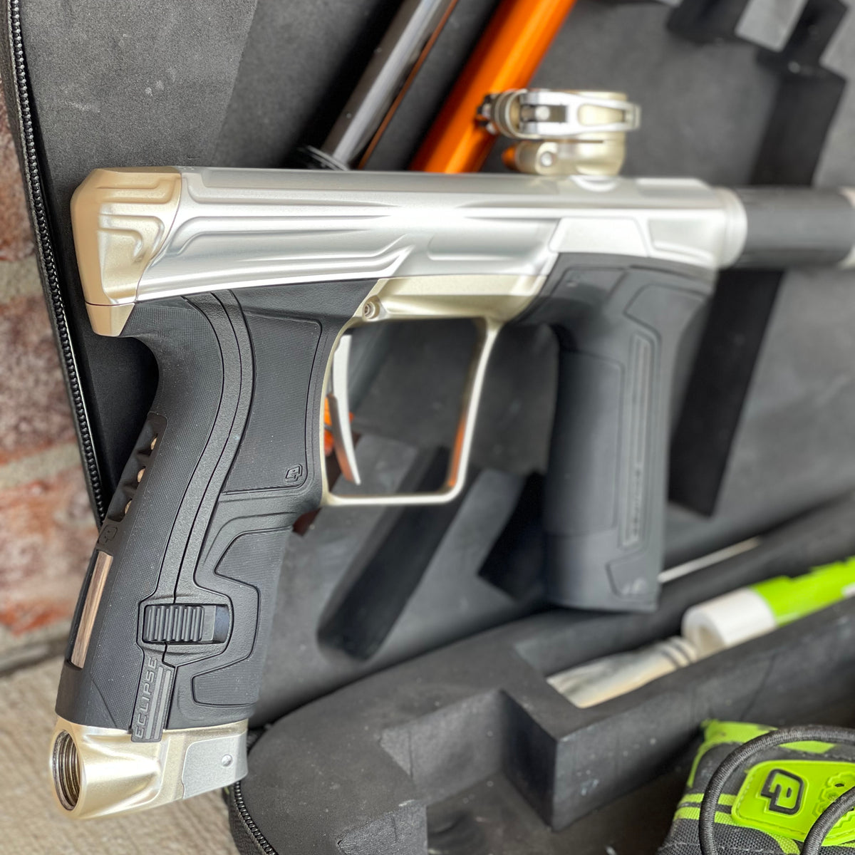 Used Planet Eclipse CS2 Paintball Gun - Inca 2 w/ Silver Eye Covers