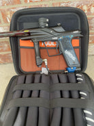 Used Planet Eclipse Etek 3 LT Paintball Gun - Dust Black w/ 14" American Flag Stiffi, POPS ASA, & Rampage Board