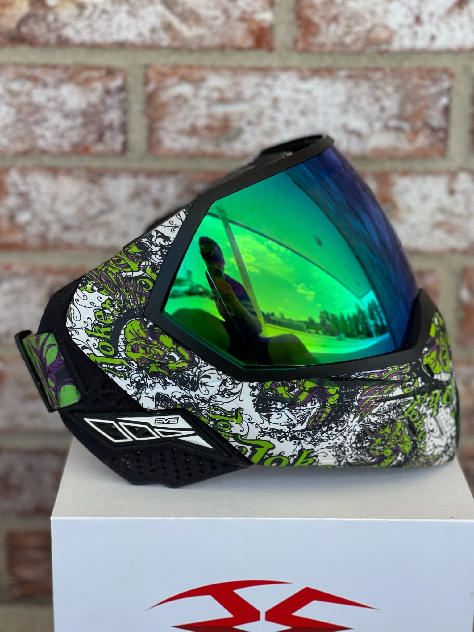 Used Empire EVS Paintball Mask - Joker Edition