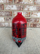 Used Infamous 68/4500 Bones Paintball Tank - Red / Black