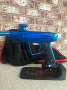 Used Empire Vanquish GT w/ V16 bolt Paintball Maker- Blue/Teal