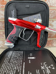 Used DLX Luxe X / Virtue Ace Paintball Gun - Gloss Red / Gloss Silver