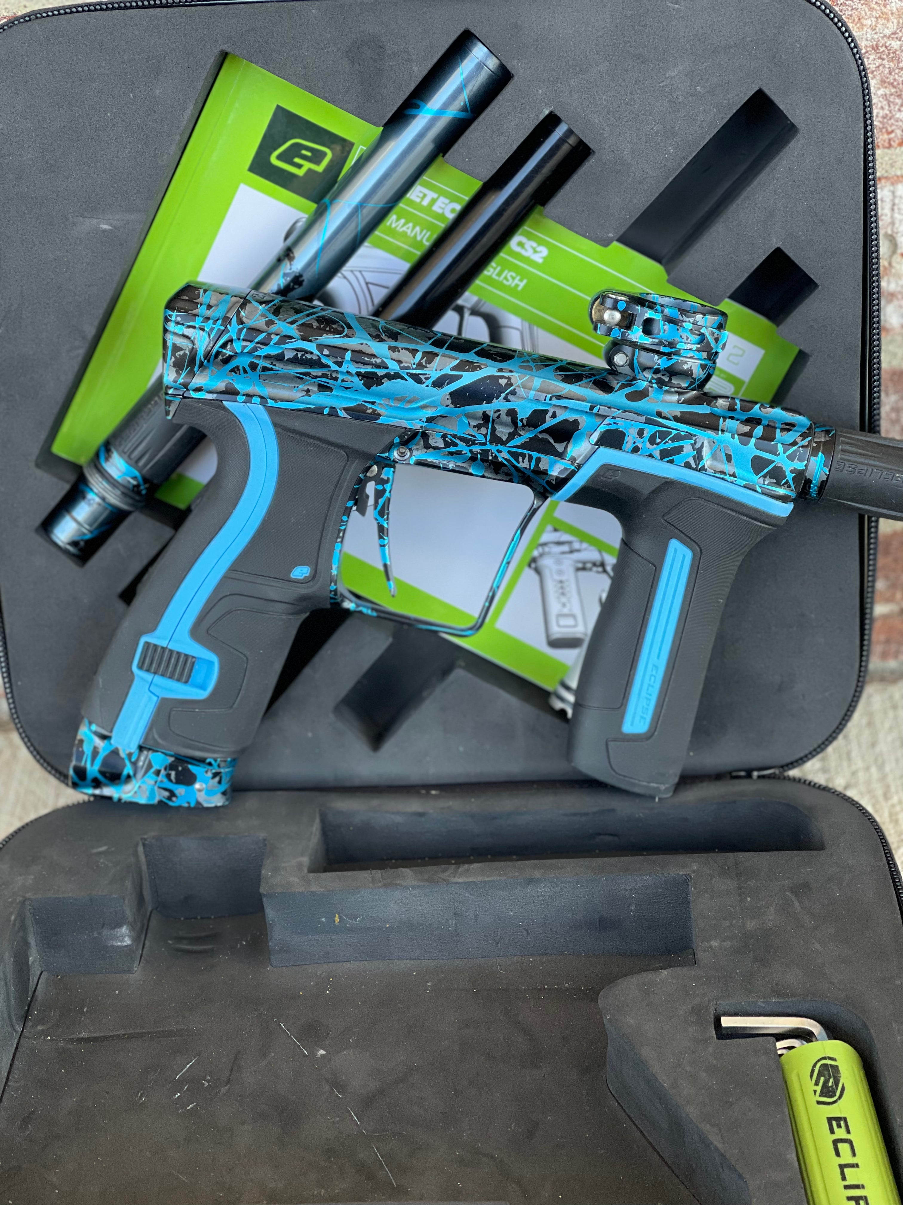 Used Planet Eclipse CS2 Paintball Gun - Aftershock Splash