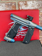 Used Empire Mini GS Paintball Gun - Dust Grey/Dust Navy w/ 1 Piece Barrel