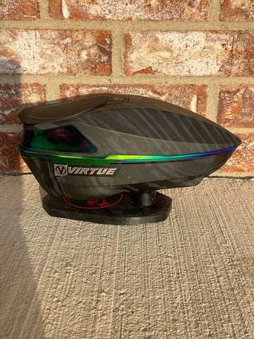 Used Virtue Spire 4 Paintball Loader - Graphic Emerald