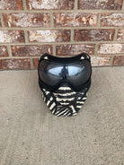 Used V-Force Grill Paintball Mask - Zebra LE w/ Quicksilver Lens