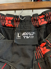 Used Exalt T4 Paintball Pants - Black/Red - Large