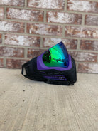 Used Virtue Vio Ascend Paintball Mask - Black/Purple w/ 2 Lenses