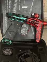 Used DLX Luxe Ice Paintball Gun - Red/Green Galaxy (1 of 15)