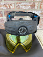 Used Dye I5 Paintball Goggle - Black w/Grey accents - Soft Goggle Bag - 2 Lenses