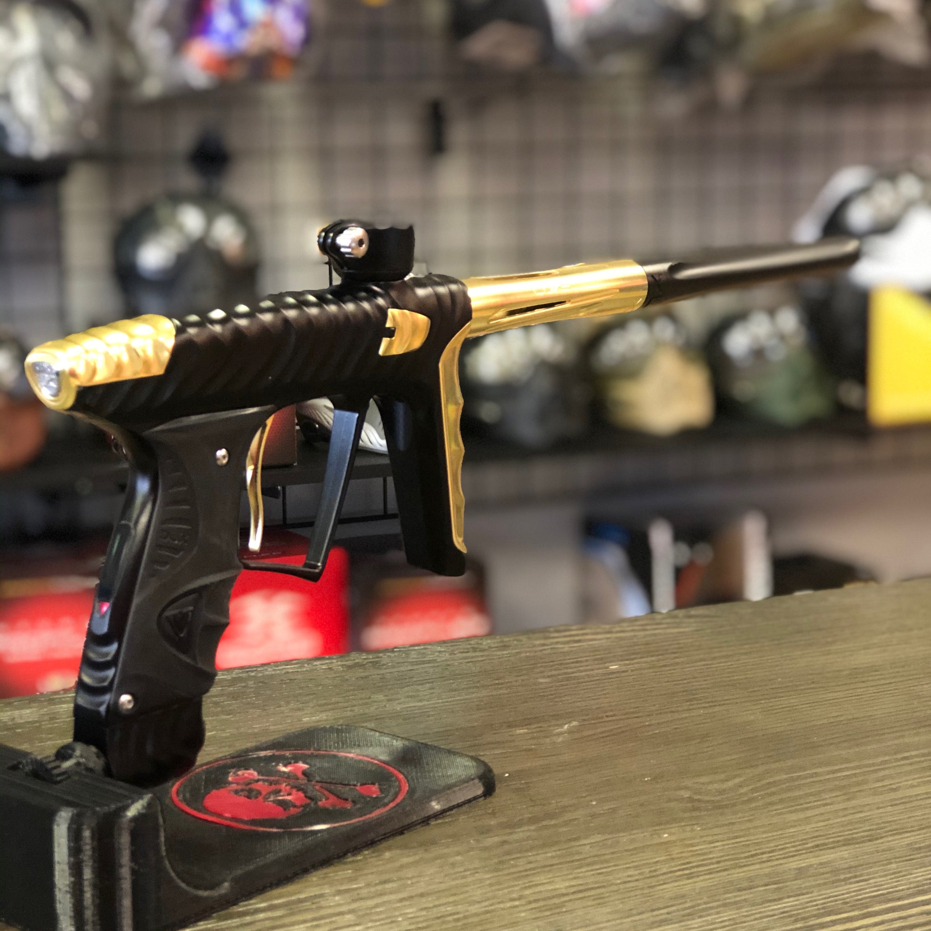 Used HK Army Luxe X Paintball Gun - Dust Black/Gold