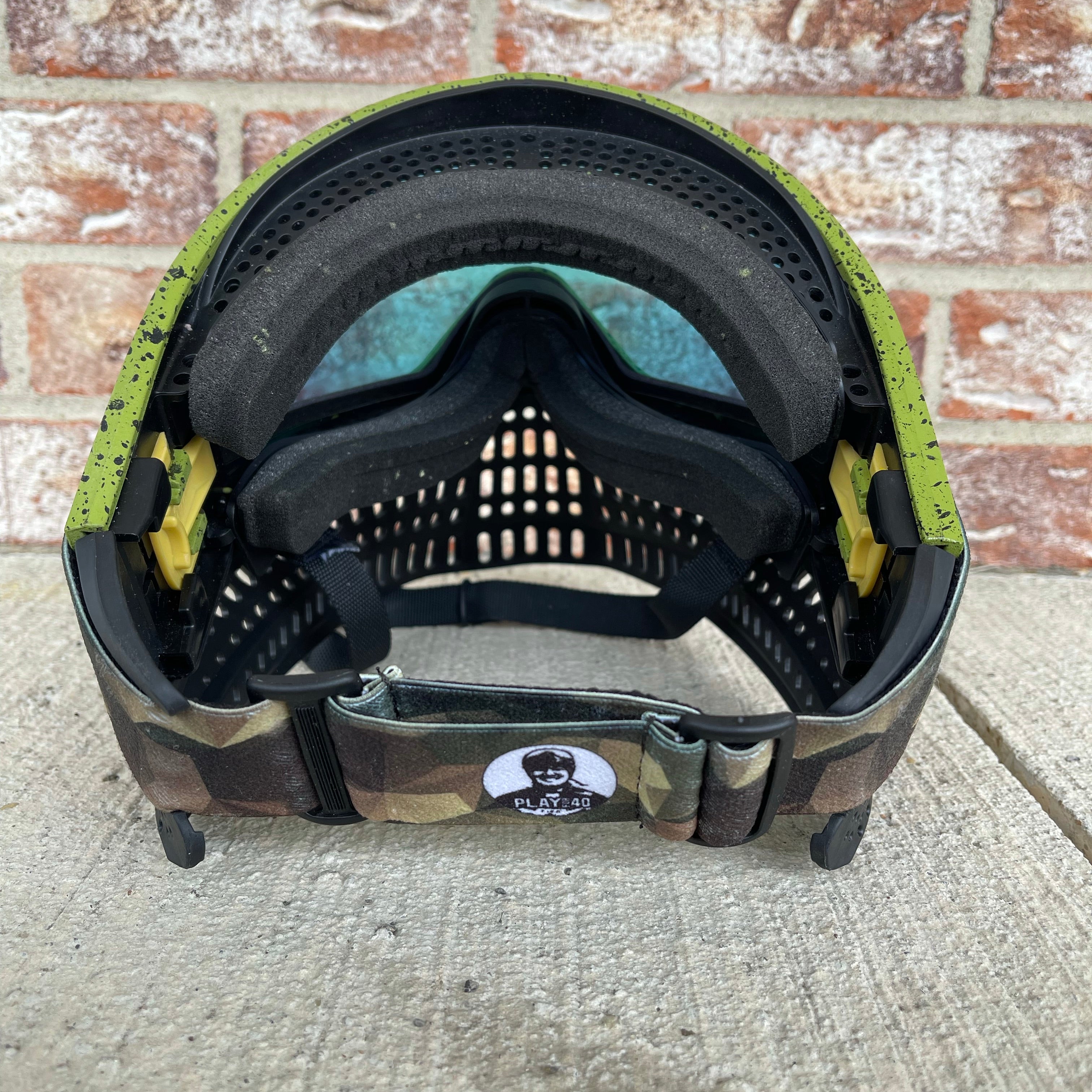 Used JT Proflex X Paintball Mask - Black / Green