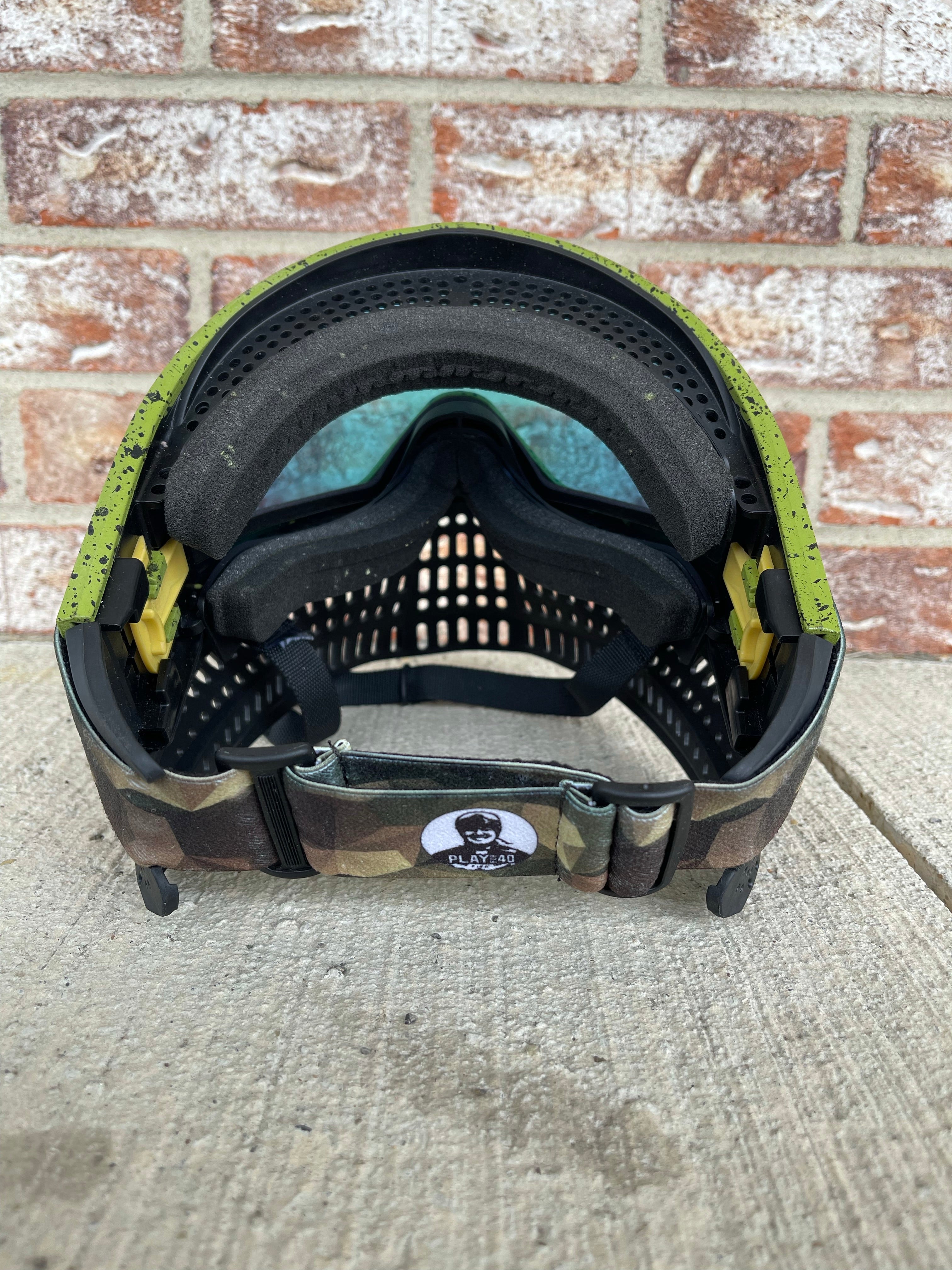 Used JT Proflex X Paintball Mask - Black / Green