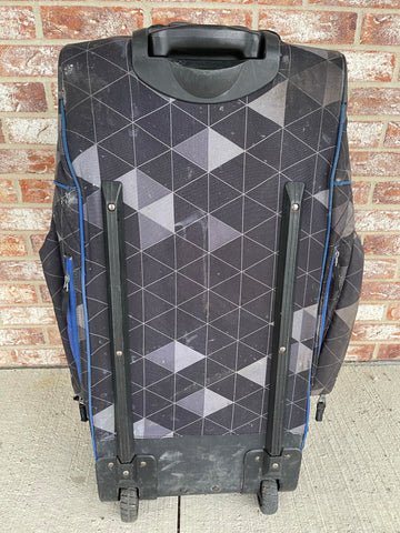 Used Empire Paintball Rolling Gear Bag - Blue / Black