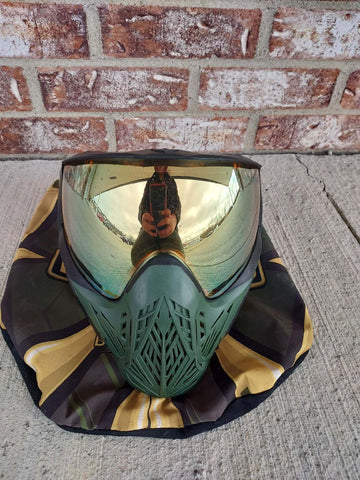 Used Bunker Kings CMD Paintball Mask - Master Sarge w/ Goggle Bag