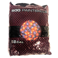 GI Sportz 3 Star Paintballs - 2000 Paintballs - Magma / Imperial Shell - Orange Fill