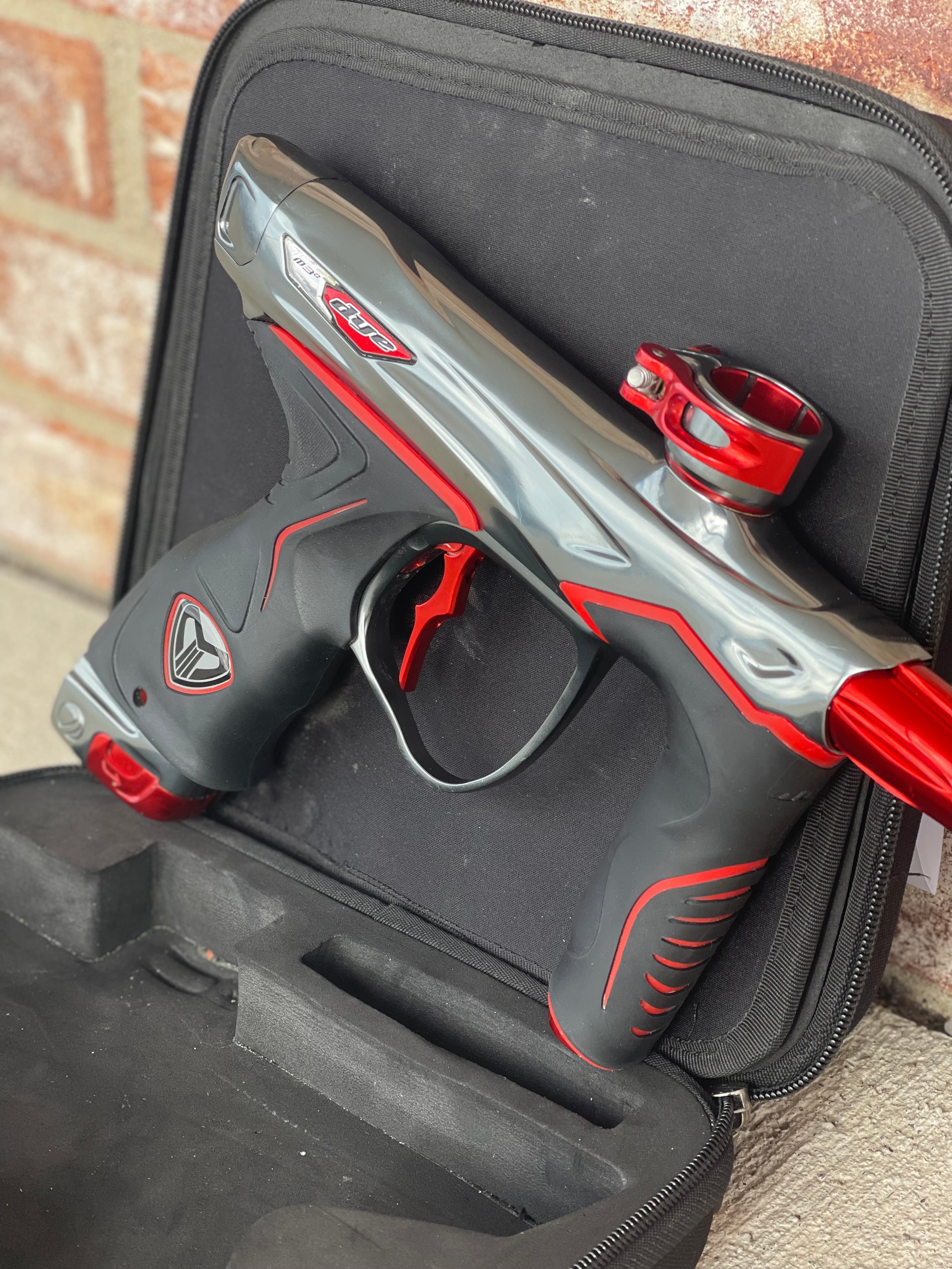 Used Dye M3+ Paintball Gun - Grey/Red