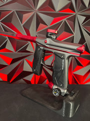 Used Empire Mini GS Paintball Gun- Grey / Red w/ 2 Piece Barrel *NEW Solenoid*