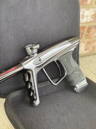 Used DLX Luxe X Paintball Gun - Dust Pewter/Polished Black w/ HK Army Exo 2.0 Case
