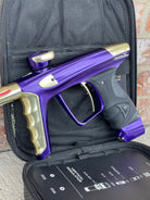 Used DLX Luxe X Paintball Gun - Polished Purple/Polished Gold - Anniversary Edition