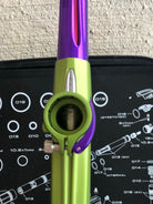 Used DLX Luxe ICE Paintball Gun - Dust Green w/ Purple