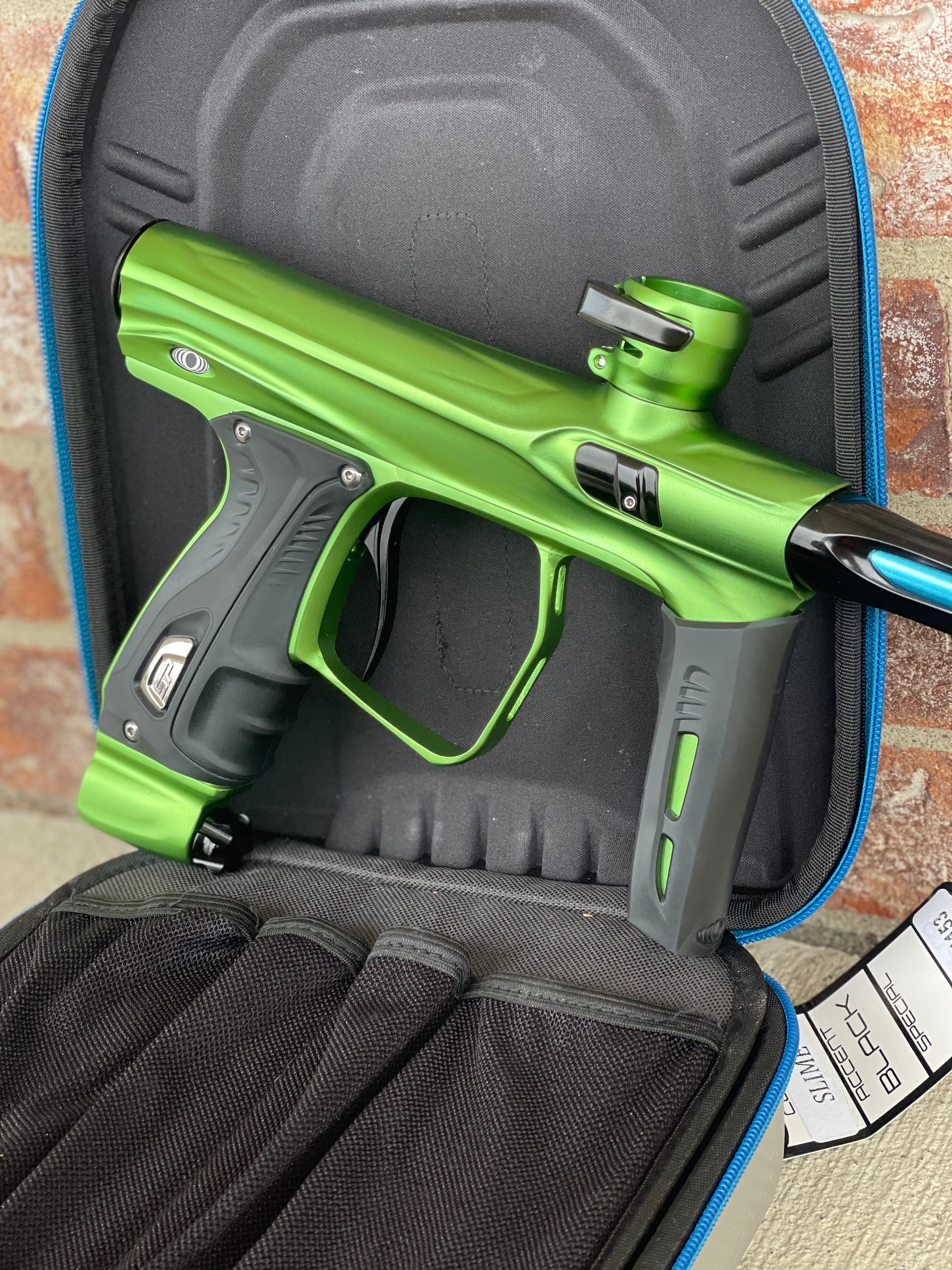 Used Shocker XLS Paintball Gun - Green / Black