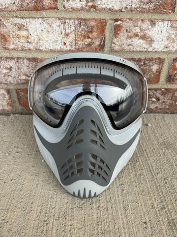 Used V-Force Profiler Paintball Mask - Grey/White w/Visor