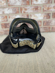 Used V-Force Grills Paintball Mask - Black - 2 lenses - Soft Goggle Bag - Visor - Extra Goggle Strap