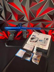 Used Dye DSR+ Paintball Gun - Deep Blue (Polished Blue/Polished Black) w/ IM Pro Kit