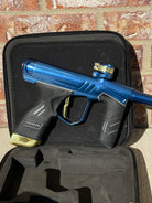 Used Dye DSR+ Paintball Gun - Polished Blue / Polished Gold