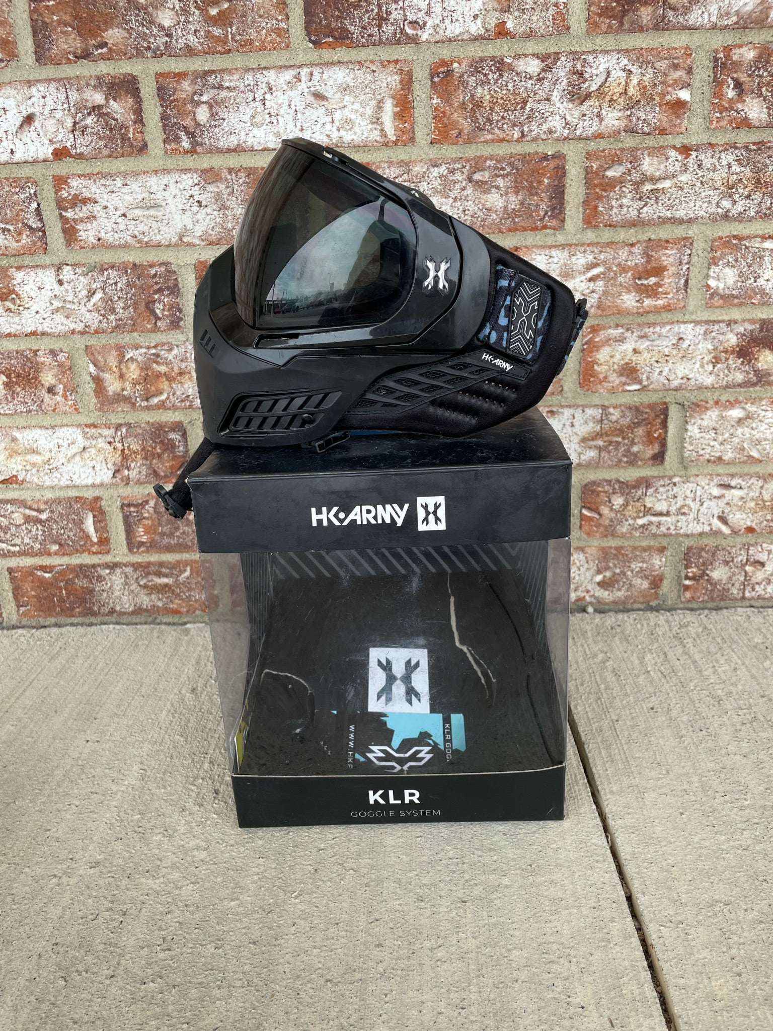 Used HK Army KLR Paintball Mask - Black