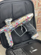 Used DLX Luxe TM40 Paintball Gun - LE Zombie Edition w/Silver Deuce Trigger & Wireless Charger