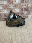 Used Virtue Vio Contour 2 Paintball Mask- Brush Camo w/ 2 lens w/ Soft Goggle Bag